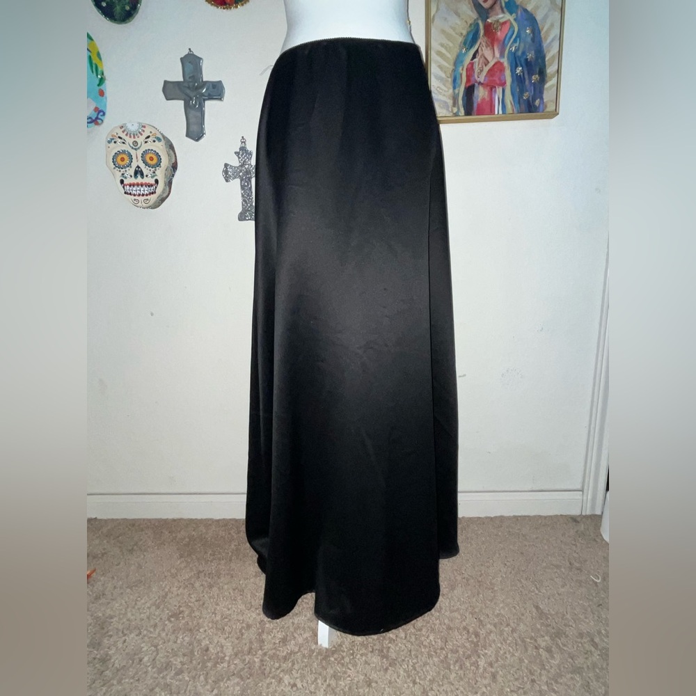 Alex Evenings Classic Black Maxi Skirt